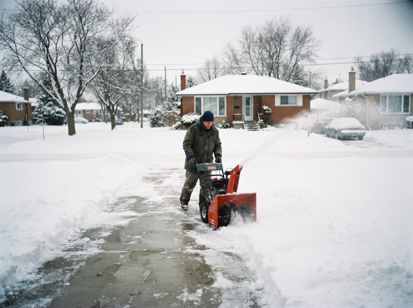 Driveway snow removal